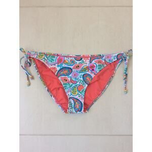 Bleu Rod Beattie String Bikini Bottom Floral Paisley Swimwear